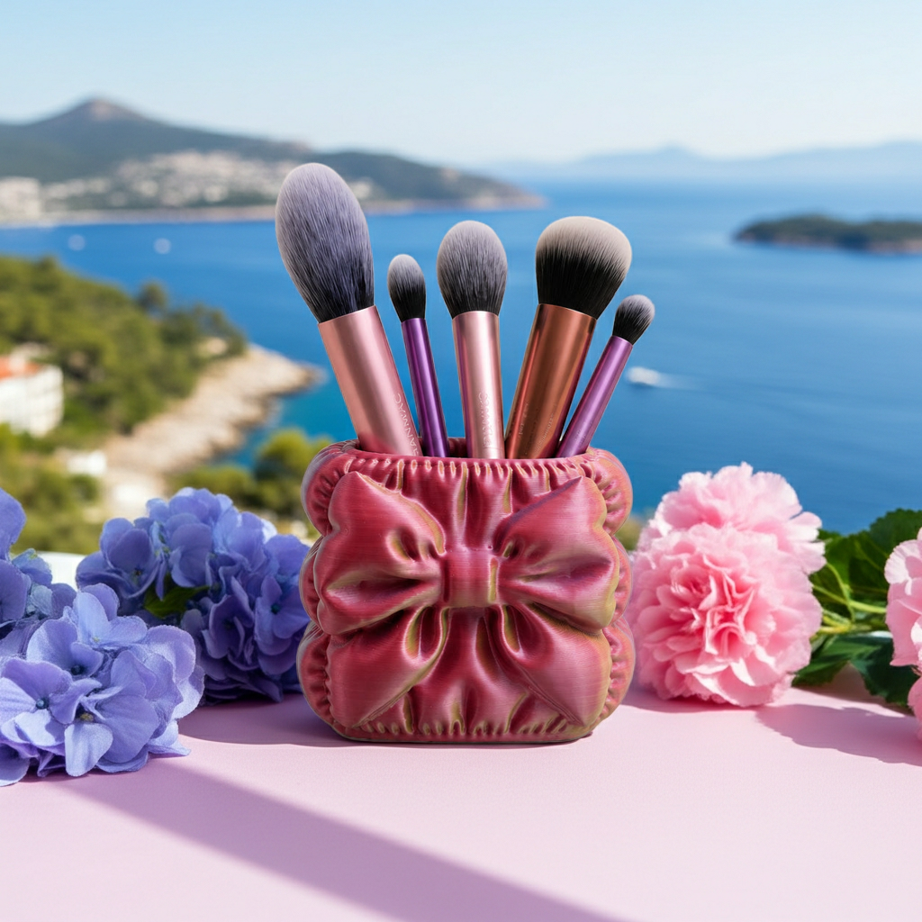 Bowtie Vanity Pot, styled product view 3