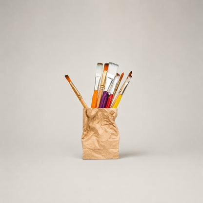 Crumpled Stationery Holder