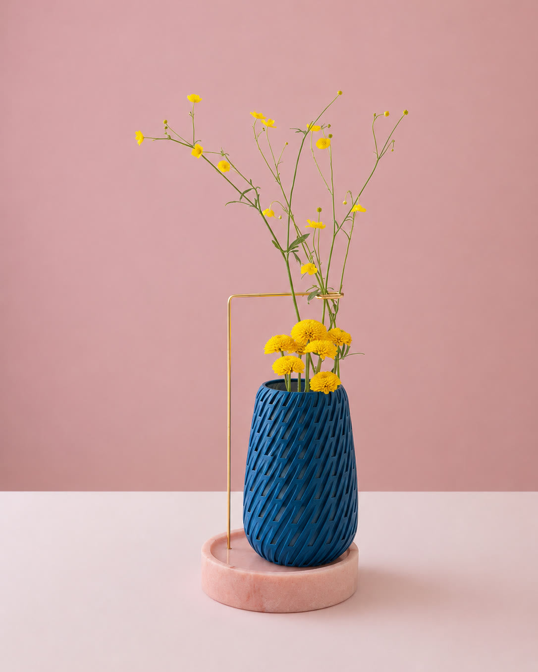 Sway Vase styled with flowers