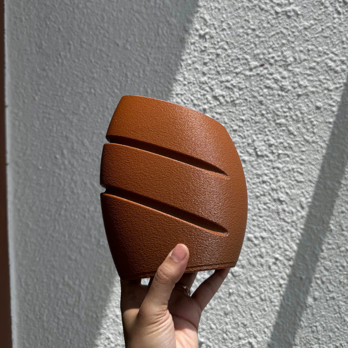 Ellipse Vase in Brown