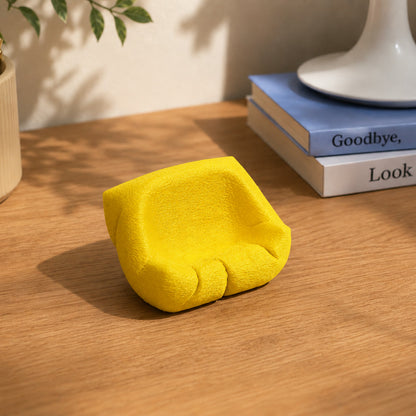 Cushion Bean AirPod Stand — 3D printed cushioned cradle for AirPods