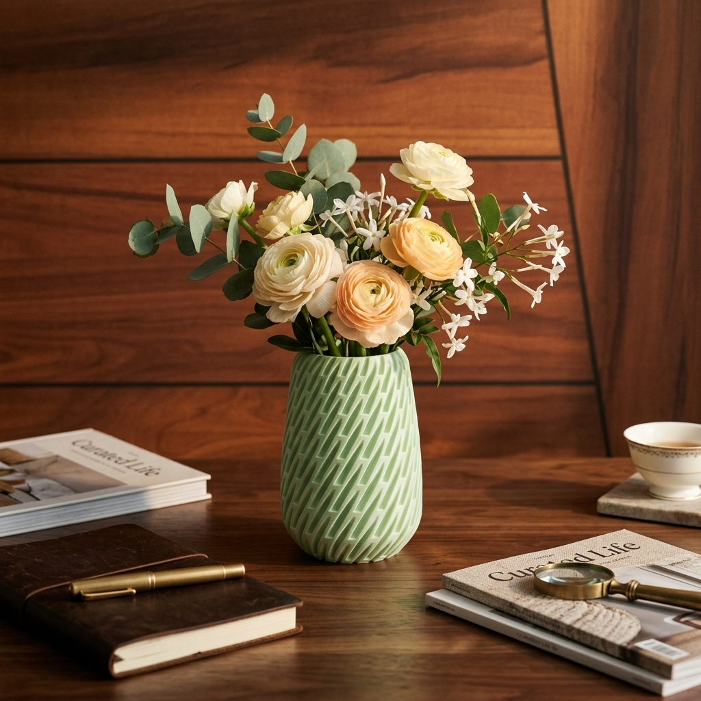 Mint Sway Vase, product view 1