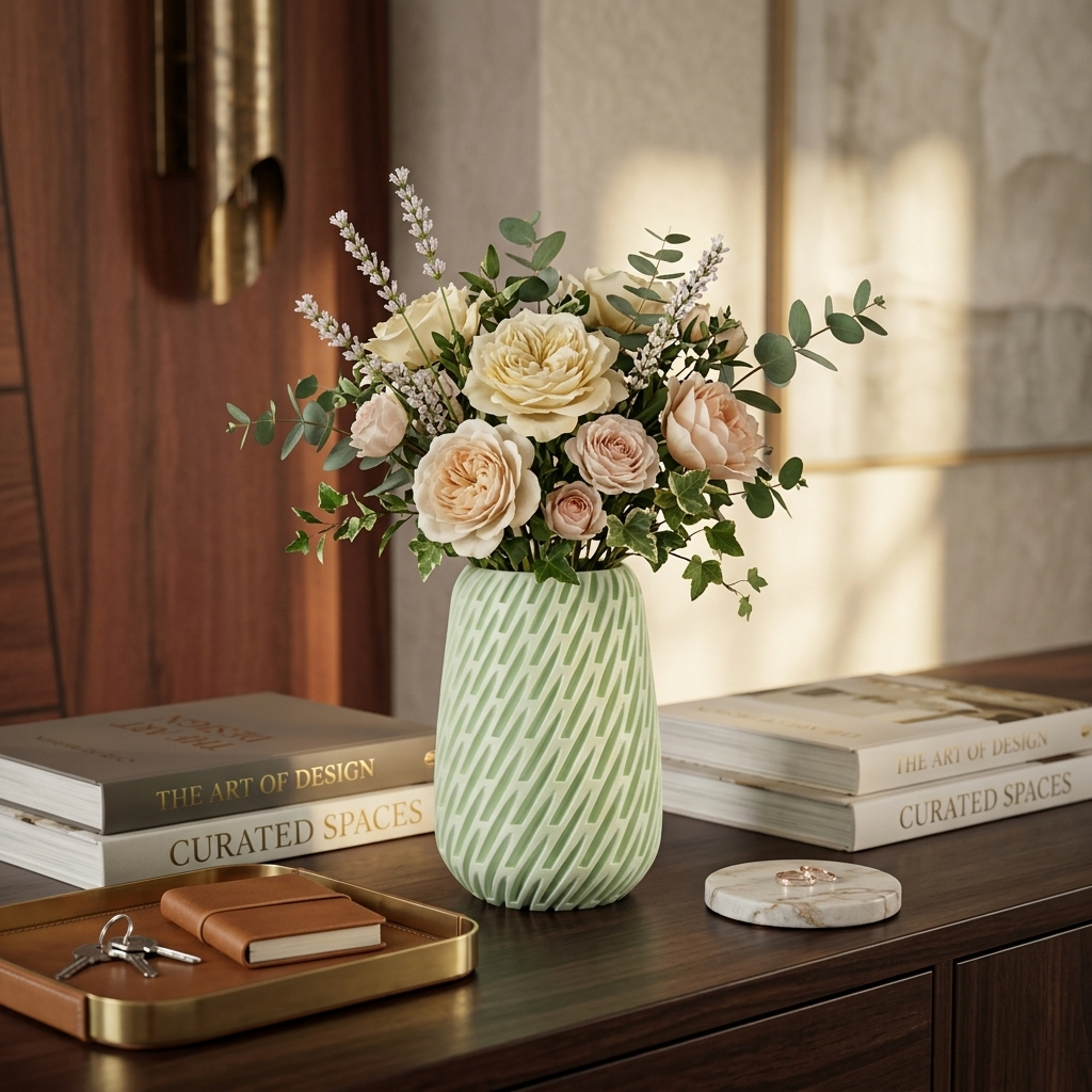 Mint Sway Vase, product view 2