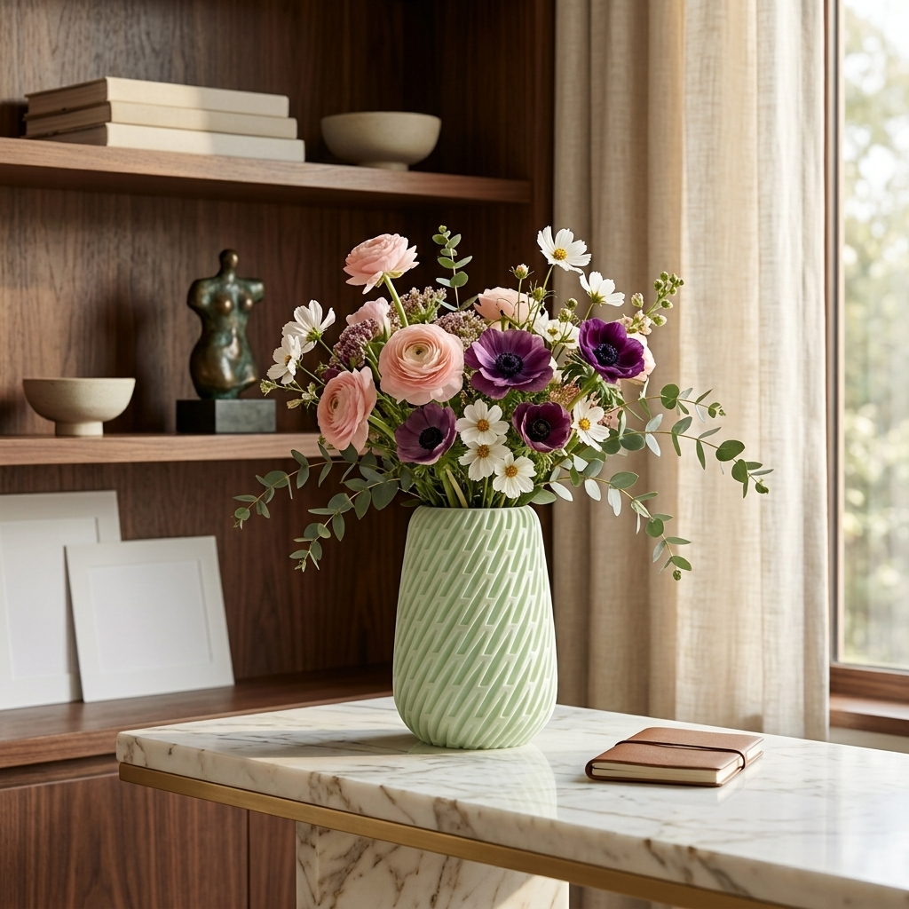 Mint Sway Vase, product view 4