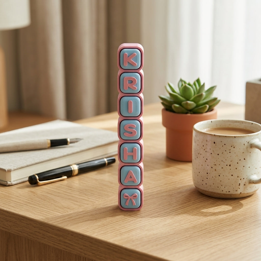 Personalised Keycap Name Clickers, product view 2
