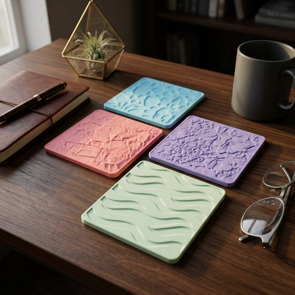 Undercover square coaster set, product view 11