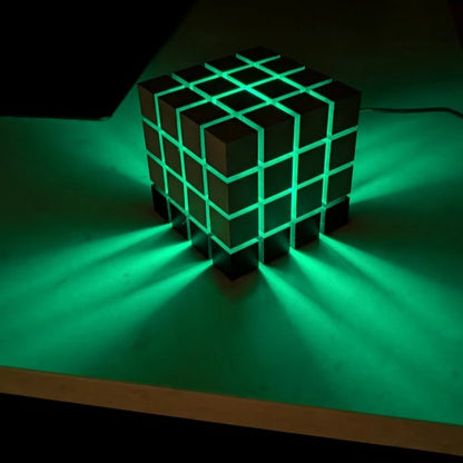 Rubrik Lamp — Green diffuser plate