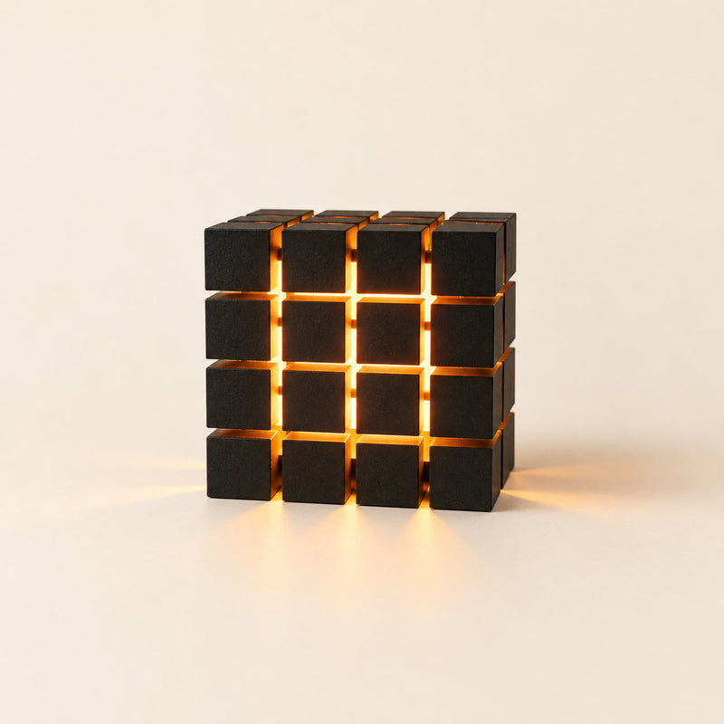Rubrik Lamp — clean studio lead shot
