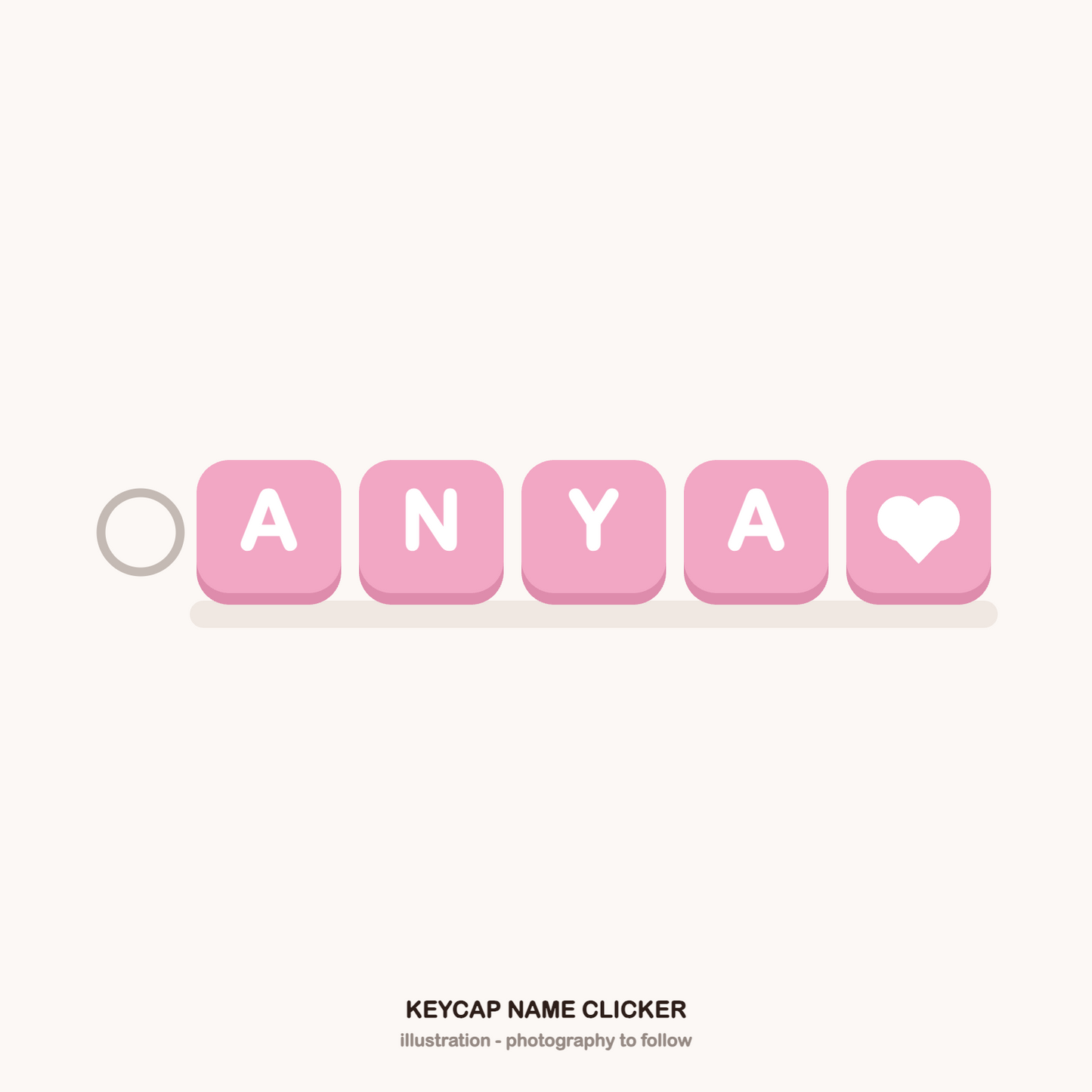 Keycap Name Clicker