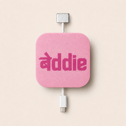 Knottie Cable Winder - Baddie Pink