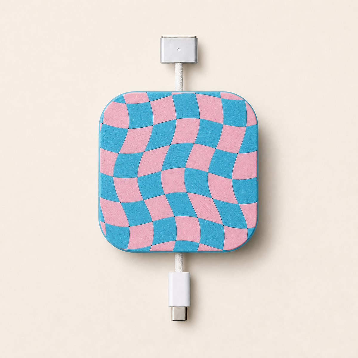 Knottie Cable Winder - Checkered