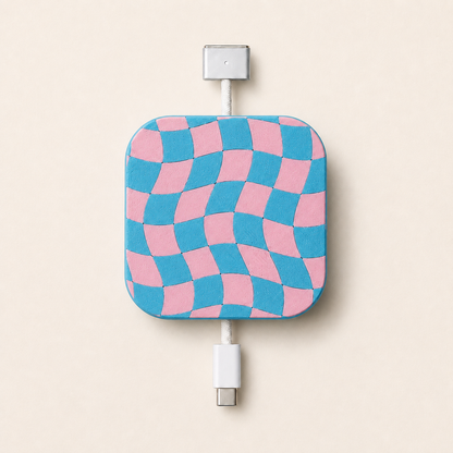 Knottie Cable Winder - Checkered