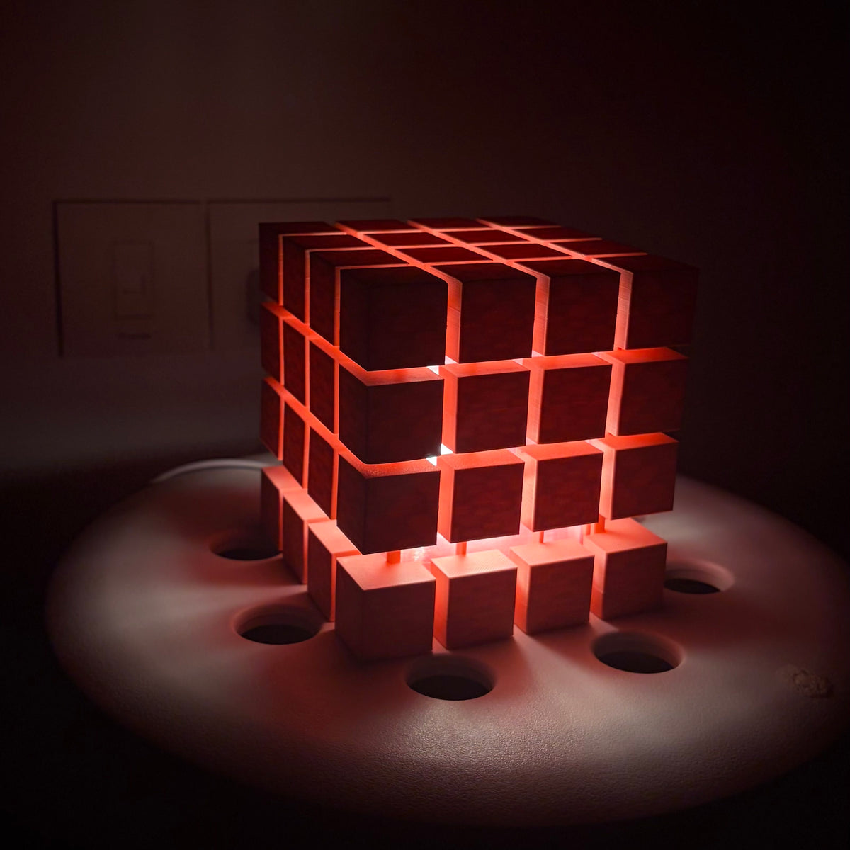 Rubrik Lamp in a home setting