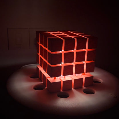 Rubrik Lamp in a home setting
