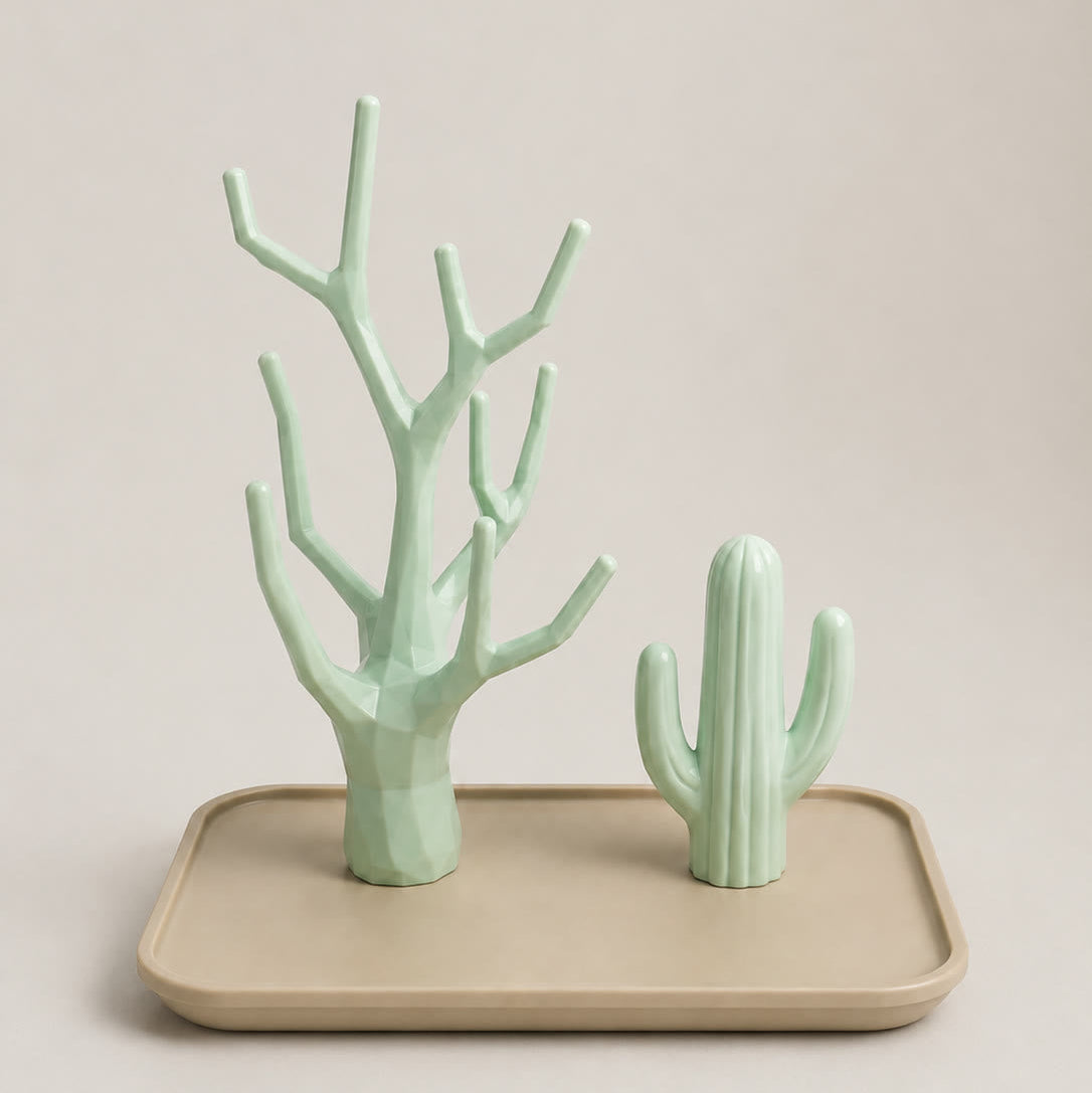 Succulent Jewellery Organiser in Mint