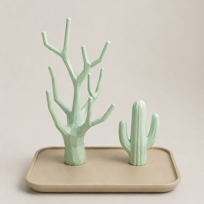 Succulent Jewellery Organiser in Mint