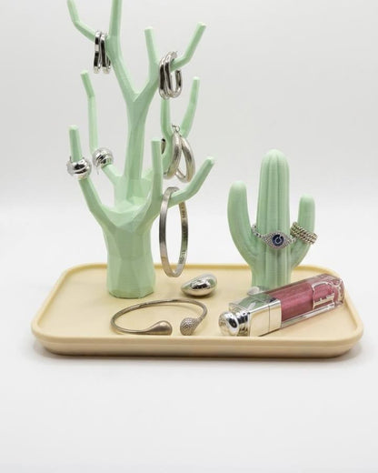 Succulent Jewellery Organiser in Mint