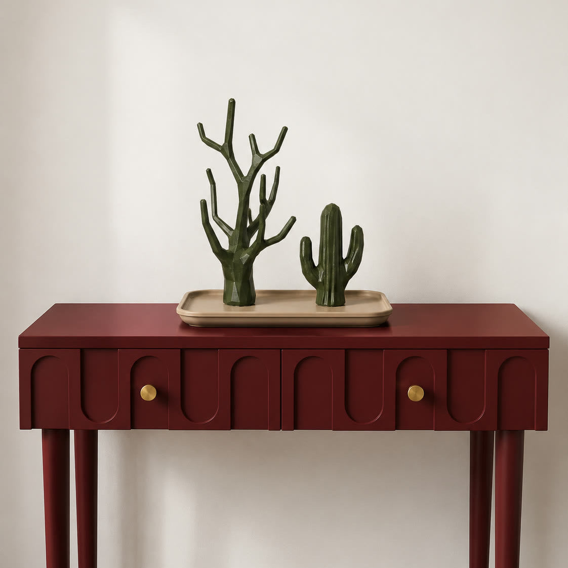 Succulent Jewellery Organiser in Olive