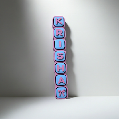 Personalised Keycap Name Clicker, styled product view 1
