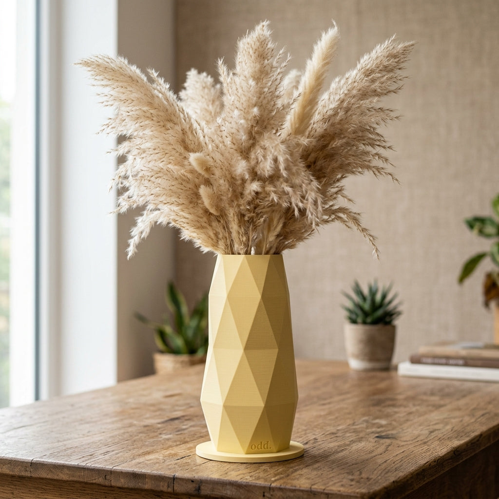 Odd. Geometric Vase Front